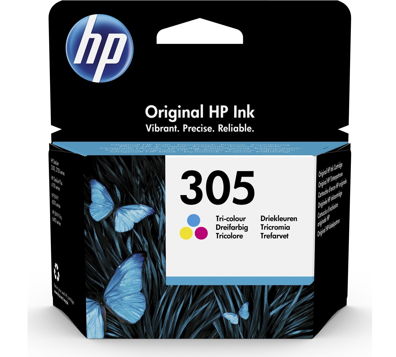 HP 305 Original Tri-Color Ink Cartridge