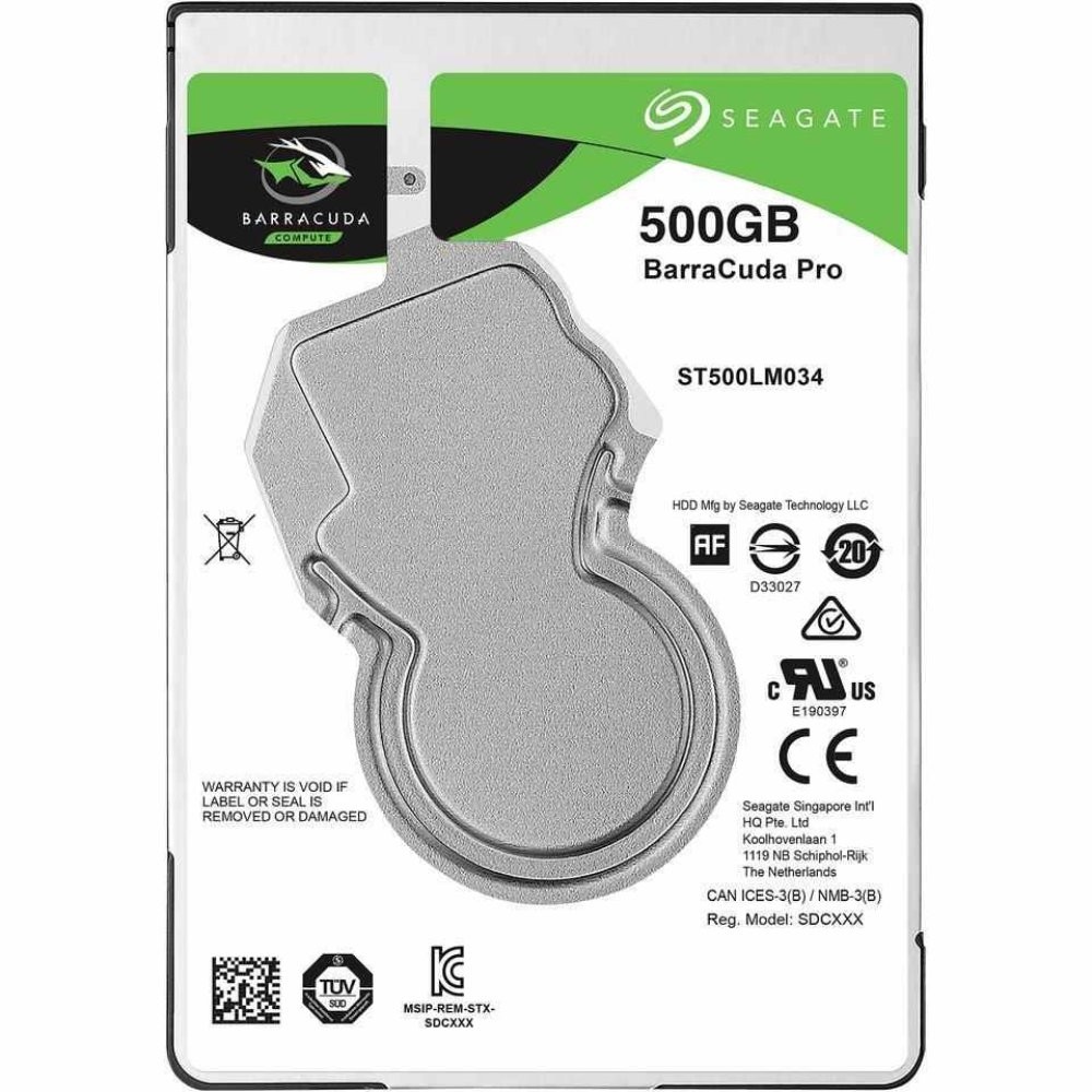 Seagate Barracuda Pro ST500LM034 500GB 2.5″ Notebook Drive