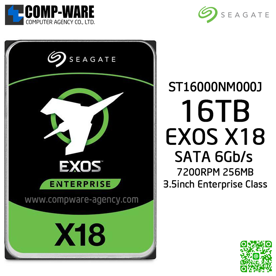 Seagate Exos X18 ST16000NM000J 16TB HDD
