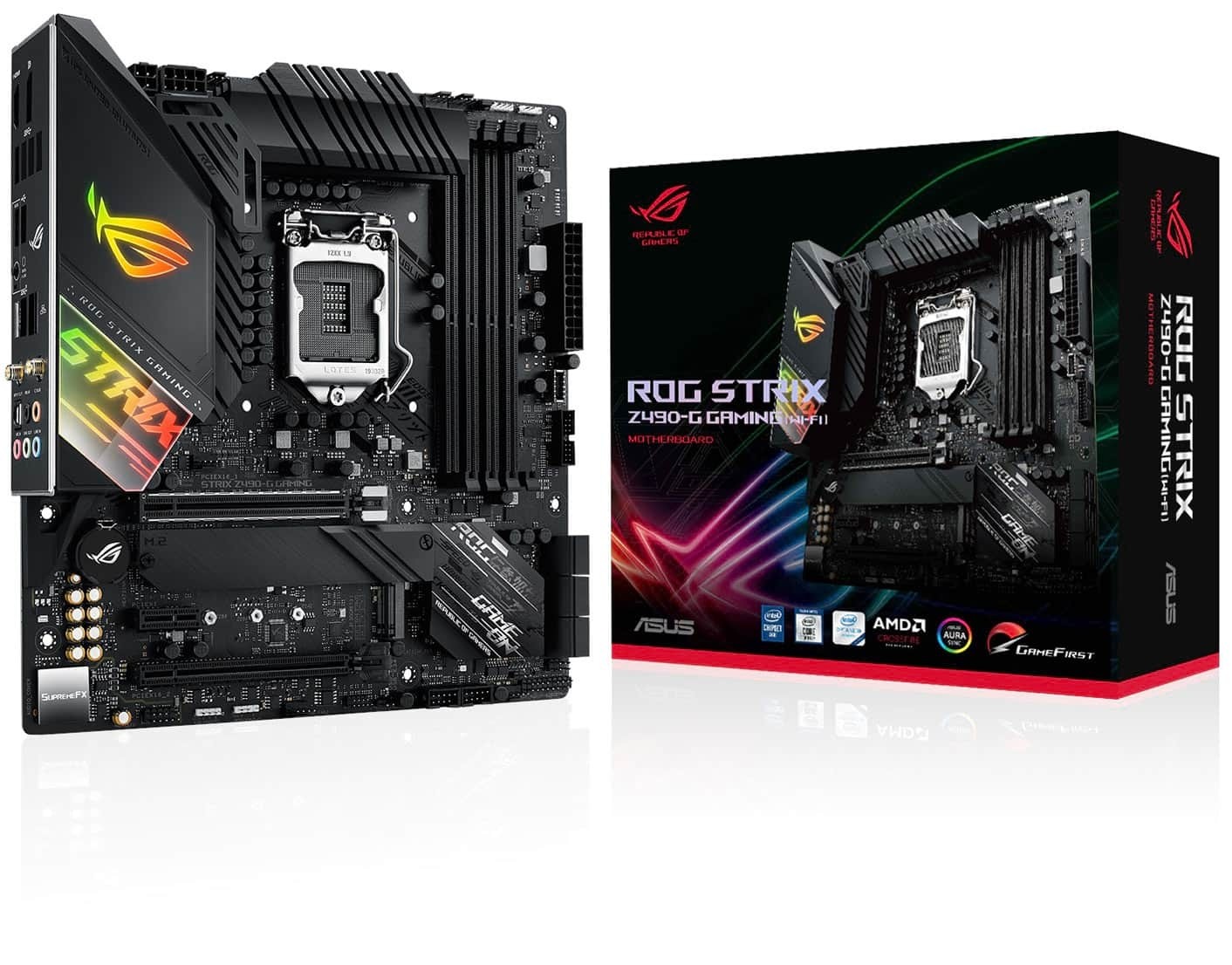 ASUS ROG STRIX Z490-G GAMING (WIFI) Intel® Socket 1200 for 10th Gen Intel® Core™, Pentium® Gold and Celeron® Processors
