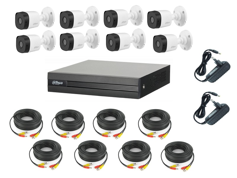 Dahua 8CH 2MP Bullet Camera KIT (1080p)